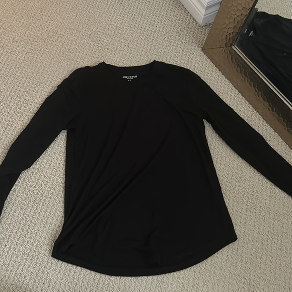 Joe Fresh Black Long Sleeve Shirt - Picture 4 of 6